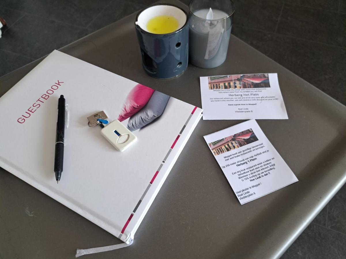 Airbnb 'Logeren Aan Het Plein' In Het Centrum Van Meppel Eksteriør billede